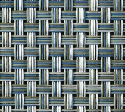 ZAN 47 Grid Weave Bleu woven vinyl texture